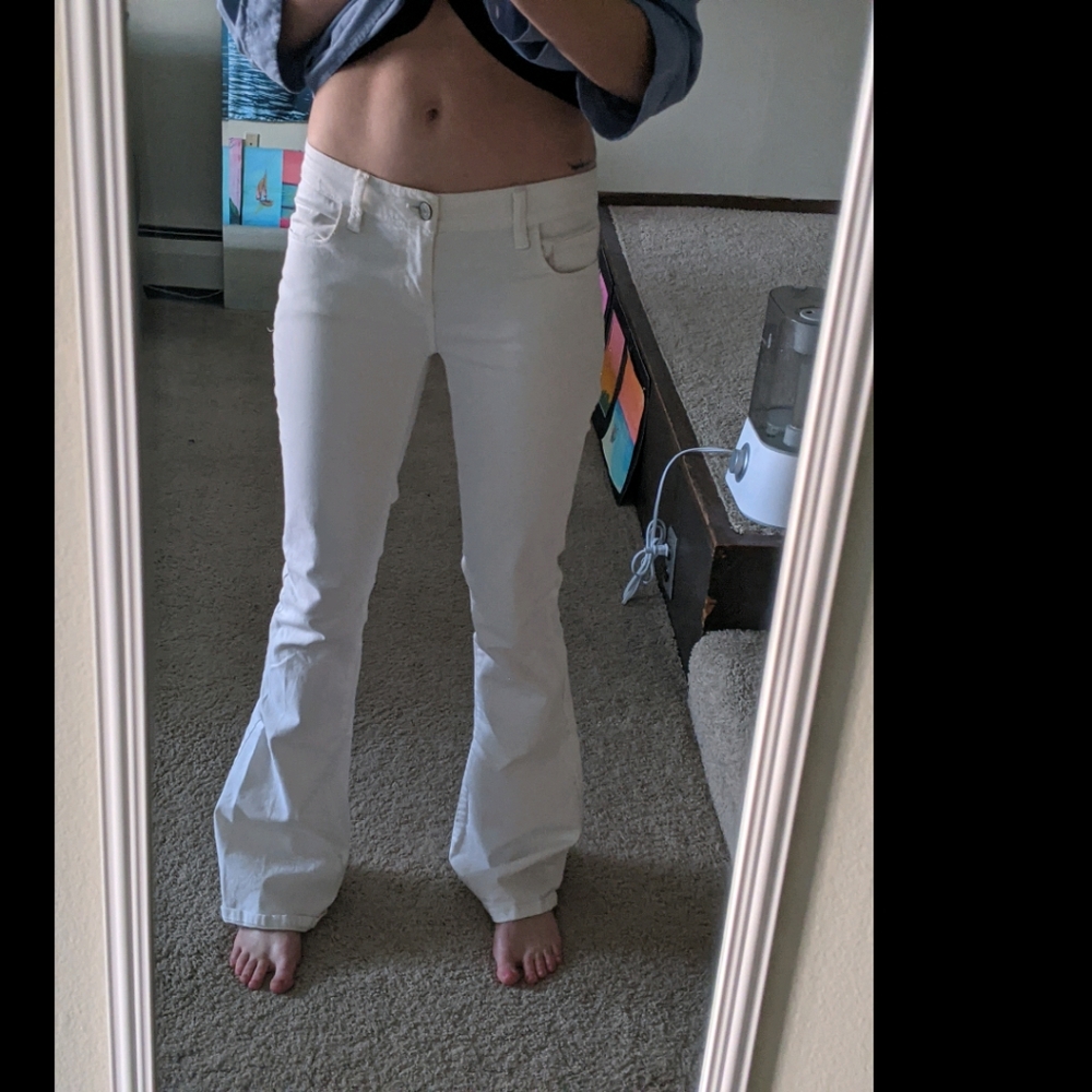 Victoria secret 90s jeans flare low rise